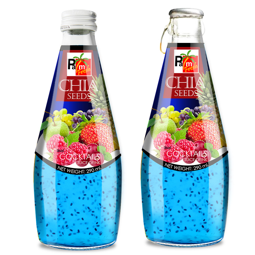 CHIA SEED DRINK FRUIT COCKTAIL FLAVOR