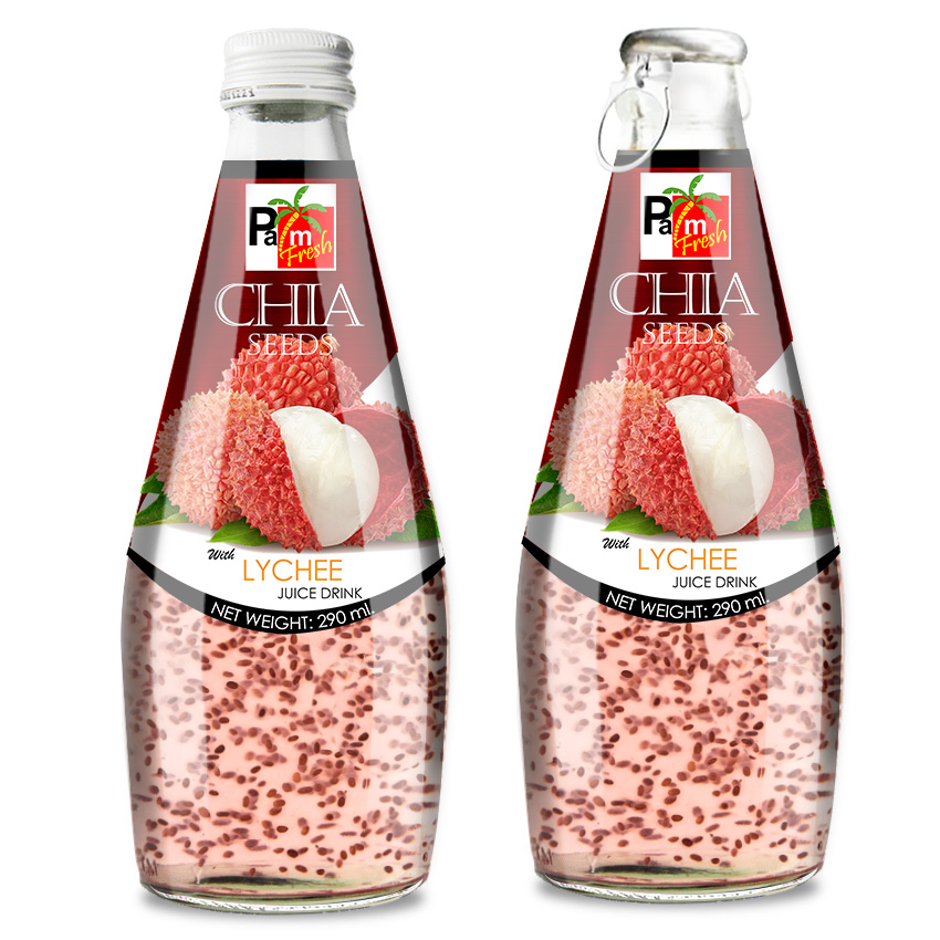 CHIA SEED DRINK LYCHEE FLAVOR