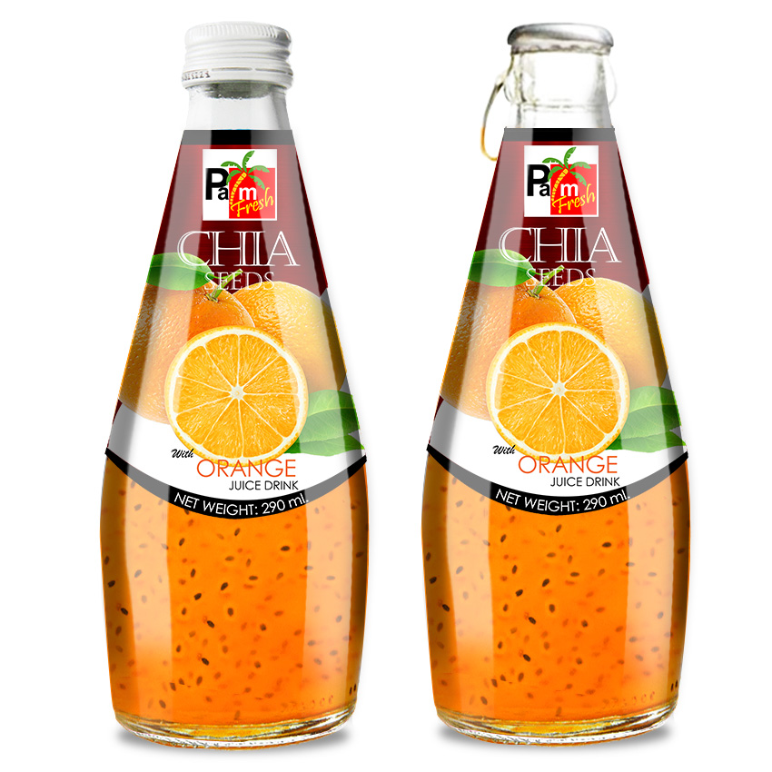 CHIA SEED DRINK ORANGE FLAVOR