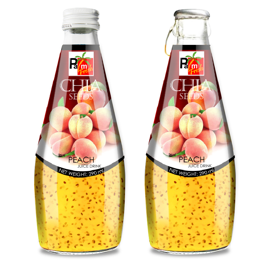 CHIA SEED DRINK PEACH FLAVOR